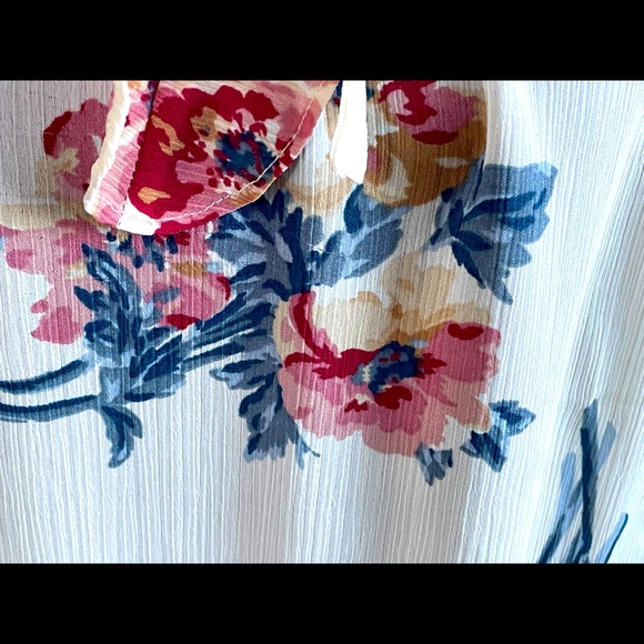 CHAPS PEASANT STYLE BLOUSE - Picture 4 of 7